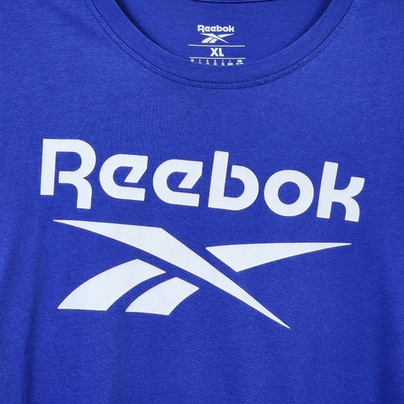 Reebok Men's Blue Graphic Loungewear Classic T-Shirt, sz XL - Picture 2 of 9